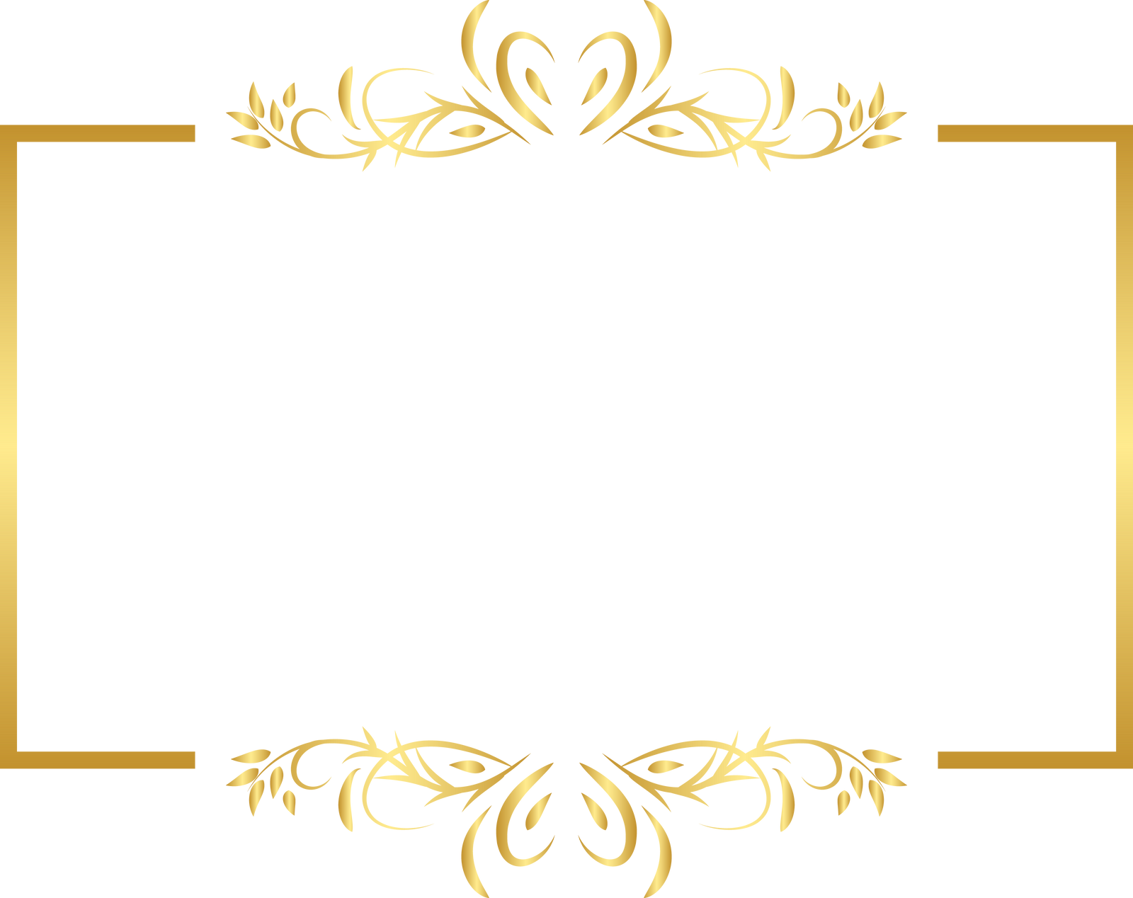 Gold Border Frame